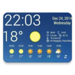 Logo of Simple Time & Weather Widget android Application 